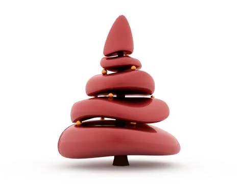 Abstract christmas tree concept Stock Illustration