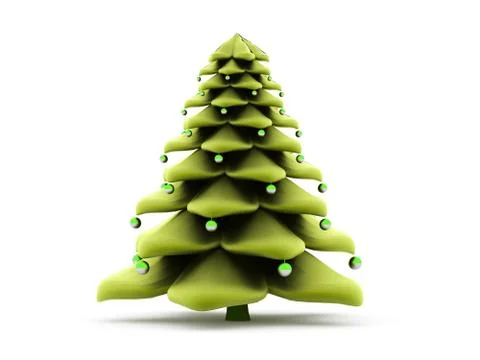 Abstract christmas tree concept Stock Illustration