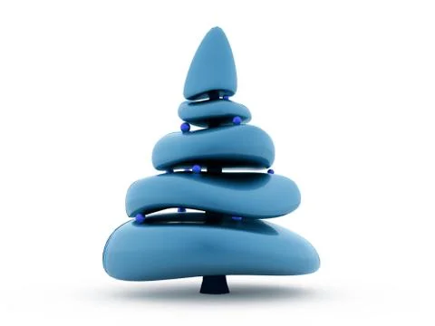Abstract christmas tree concept Stock Illustration