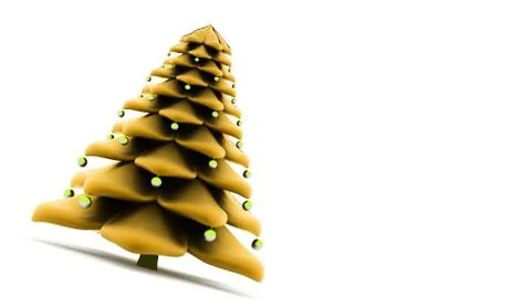 Abstract christmas tree concept Stock Illustration