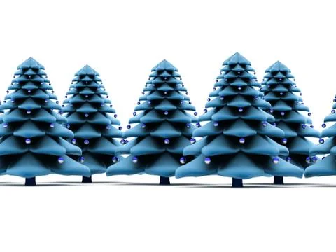 Abstract christmas tree concept Illustrazione stock