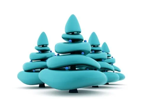 Abstract christmas tree concept Stock Illustration