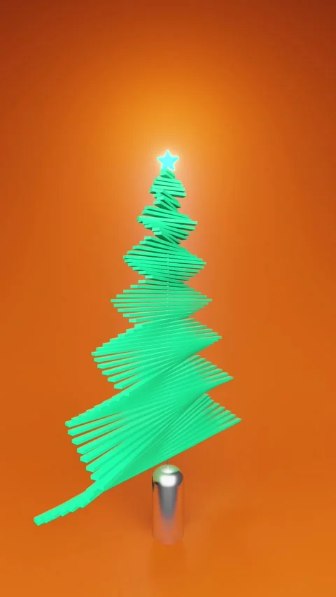 Abstract christmas tree Stock Footage 259883625