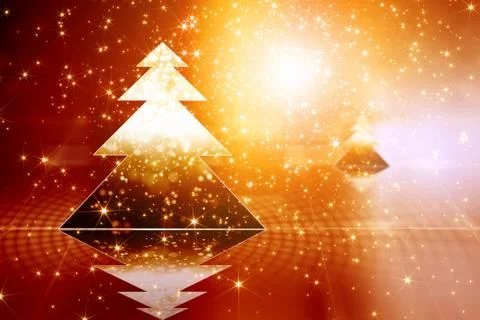 Abstract christmas tree Stock Illustration