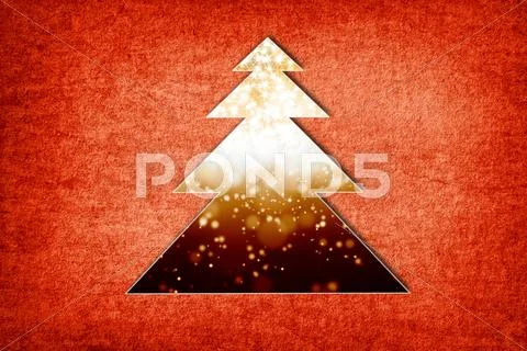 Abstract christmas tree Stock Illustrationen