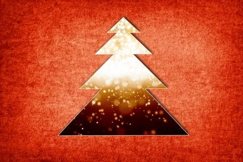 Abstract christmas tree Stock Illustration