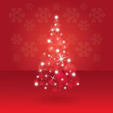 Abstract christmas tree Stock Illustration