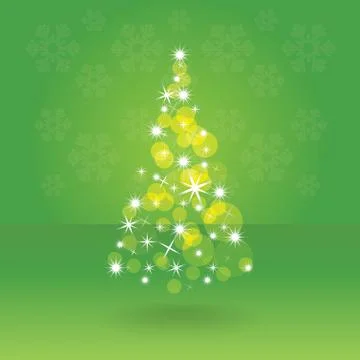 Abstract christmas tree Stock Illustration