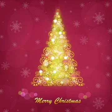 Abstract christmas tree Stock Illustration