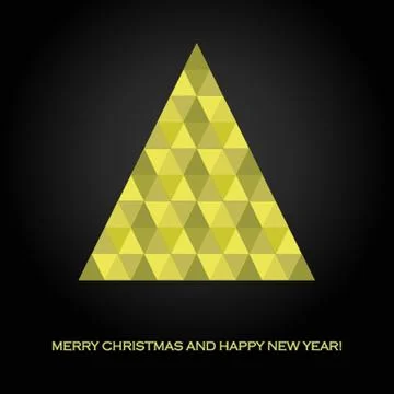 Abstract christmas tree Stock Illustration