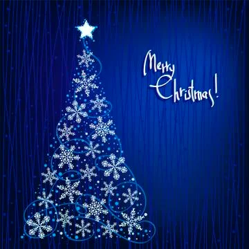 Abstract christmas tree Stock Illustration