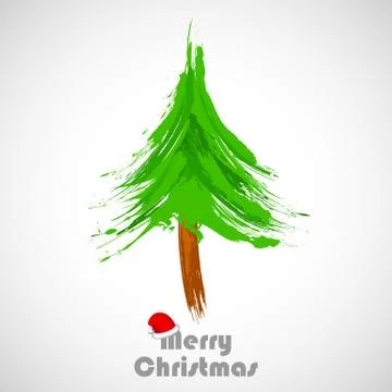 Abstract Christmas Tree Stock Illustration