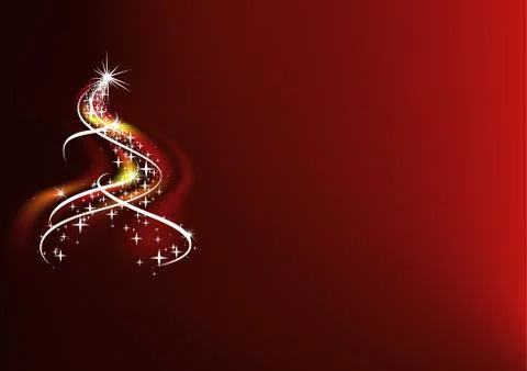 Abstract Christmas Tree Stock Illustration
