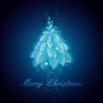 Abstract christmas tree Stock Illustration