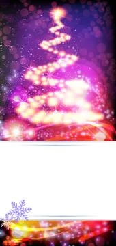 Abstract christmas tree Stock Illustration