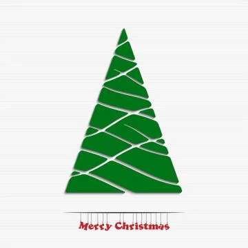 Abstract christmas tree Stock Illustration