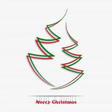 Abstract christmas tree Stock Illustration