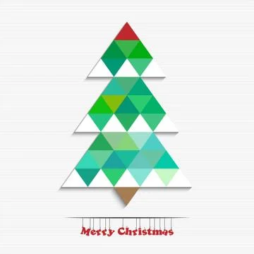 Abstract christmas tree Stock Illustration