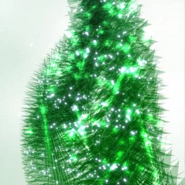 Abstract Christmas tree Stock Illustration