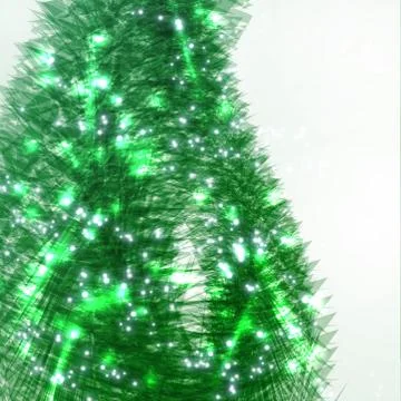 Abstract Christmas tree Stock Illustration