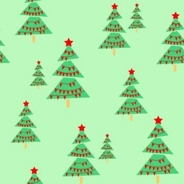 Abstract Christmas tree Stock Illustration