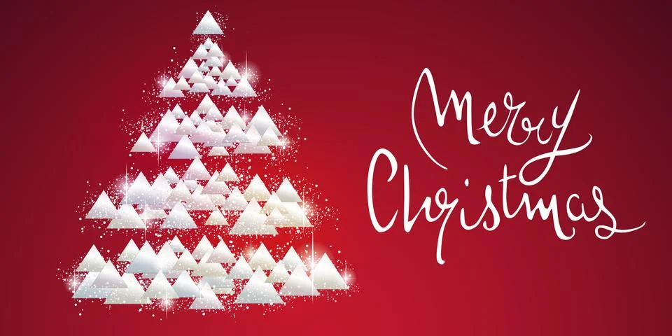 Abstract christmas tree Stock Illustration
