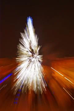 Abstract Christmas tree Stock Photos