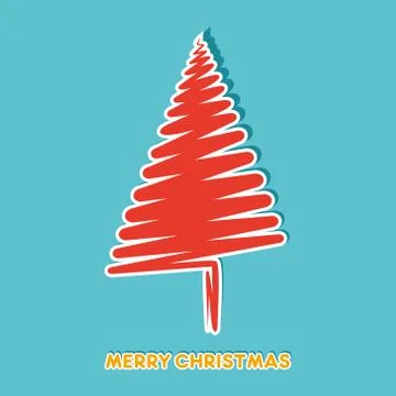 Abstract christmas tree vector Stock-Illustration