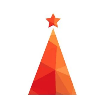 Abstract christmas tree vector illustration Stock Illustration