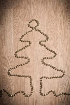 Abstract christmas trees Stock Photos