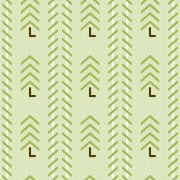 Abstract Christmas trees seamless pattern. Optical effects Stock Illustration