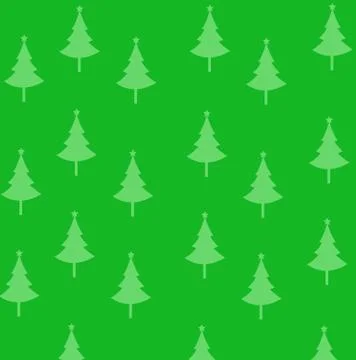 Abstract christmas trees vector illustration with colored background Stock Illustration