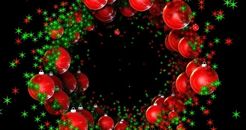Abstract Christmas Tunnel Stock Footage 106924859
