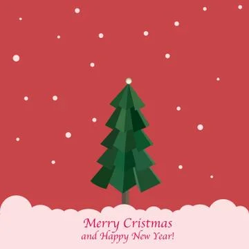 Abstract christmas vector background Illustrazione stock