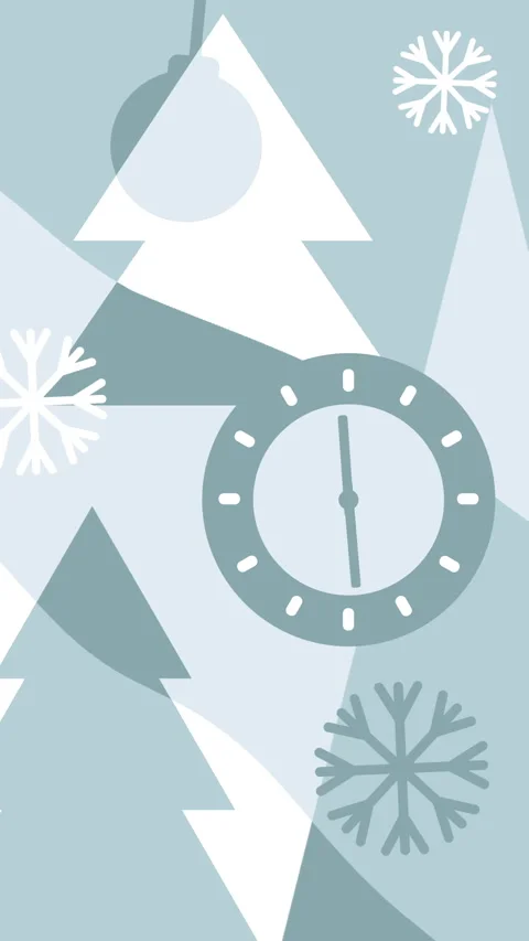 Abstract Christmas vertical background on a seamless loop Stock Footage 322551639
