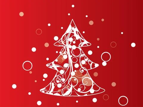 Abstract Christmas winter background for new year Stock Illustration