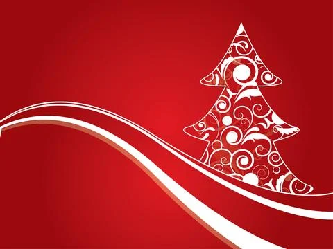 Abstract Christmas winter background for new year Stock Illustration