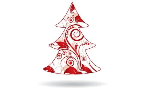 Abstract Christmas winter background for new year Stock Illustration