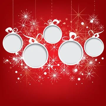 Abstract Christmas winter background for new year Stock Illustration