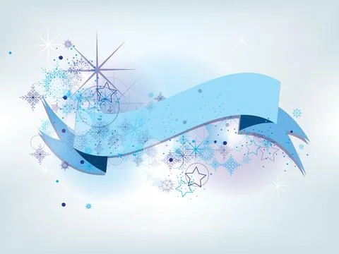 Abstract Christmas winter background for new year Stock Illustration