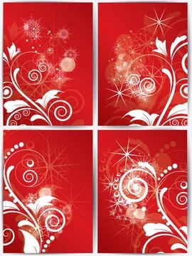 Abstract Christmas winter background for new year Stock Illustration