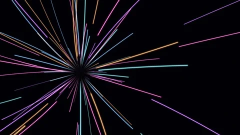 Abstract Chroma Warp Velocity Seamless motion Loop Stock-Footage 343201023