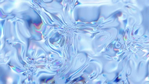 Abstract Chromatic Silver fluid waves 库存影片 273997833