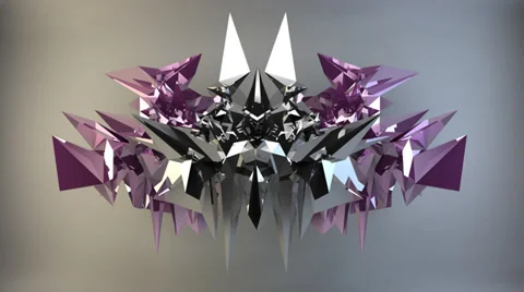 Abstract chromatic VJ Loop Stock Footage 37186497