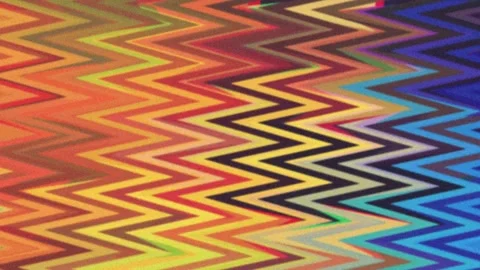 Abstract Chromatic Zigzag Wave Distortion And Glitch Texture Motion 動画素材 339777034