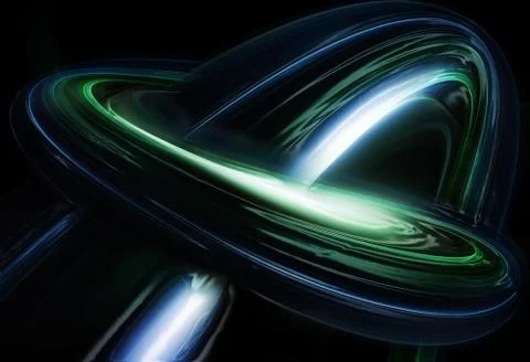 Abstract chrome Stock Illustration