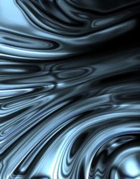 Abstract chrome Stock Illustration