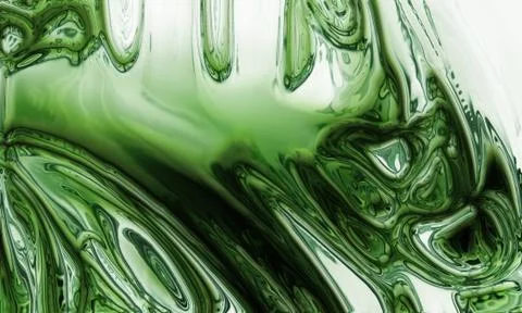 Abstract chrome Stock Illustration