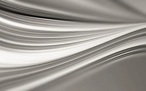 Abstract chrome Stock Illustration