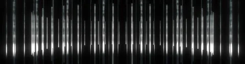 Abstract Chrome Metallic Vertical Lines Seamless VJ Loop Stock Footage 340979217